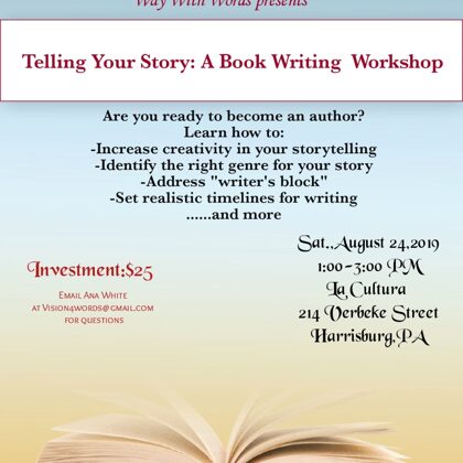 "Telling Your Story: A Bookwriting Workshop"